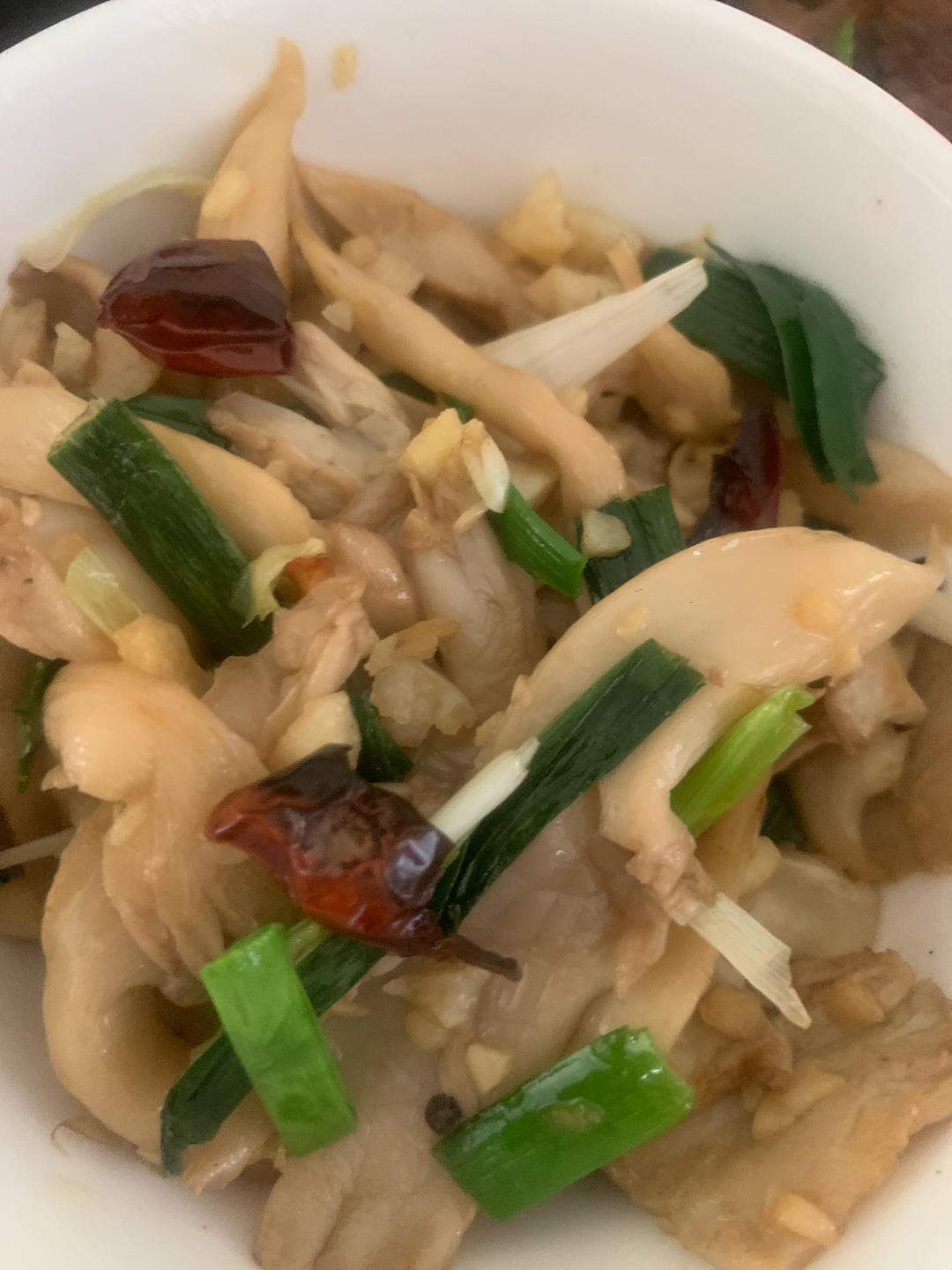 素炒平菇