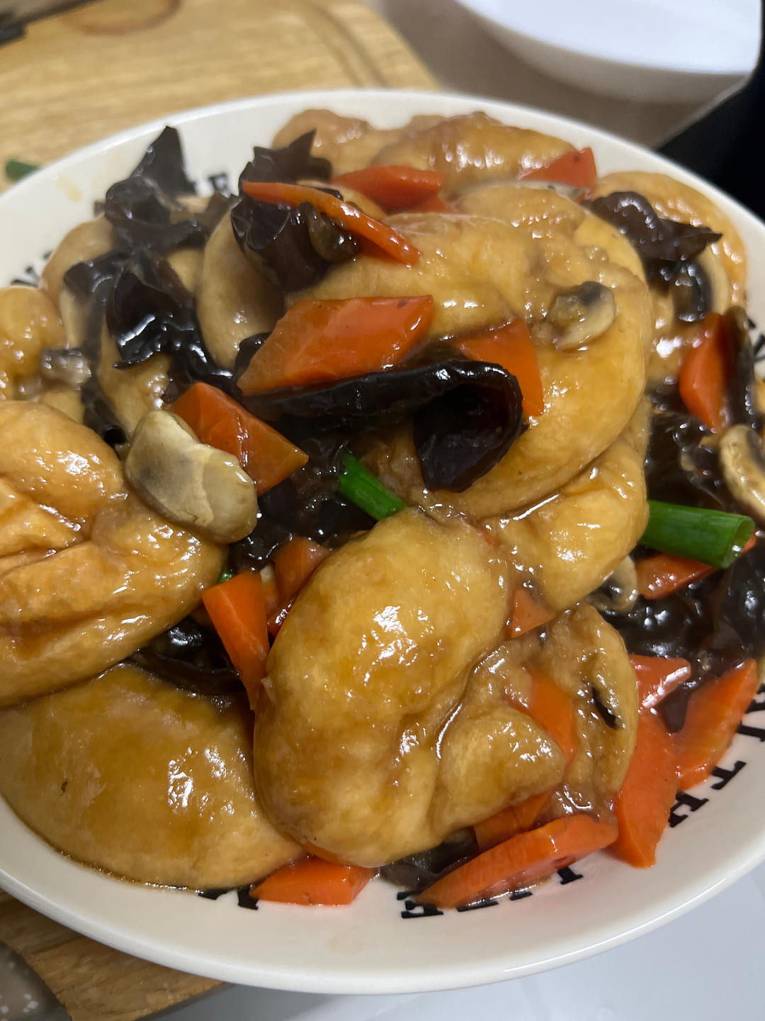素炒油面筋（炒菜）