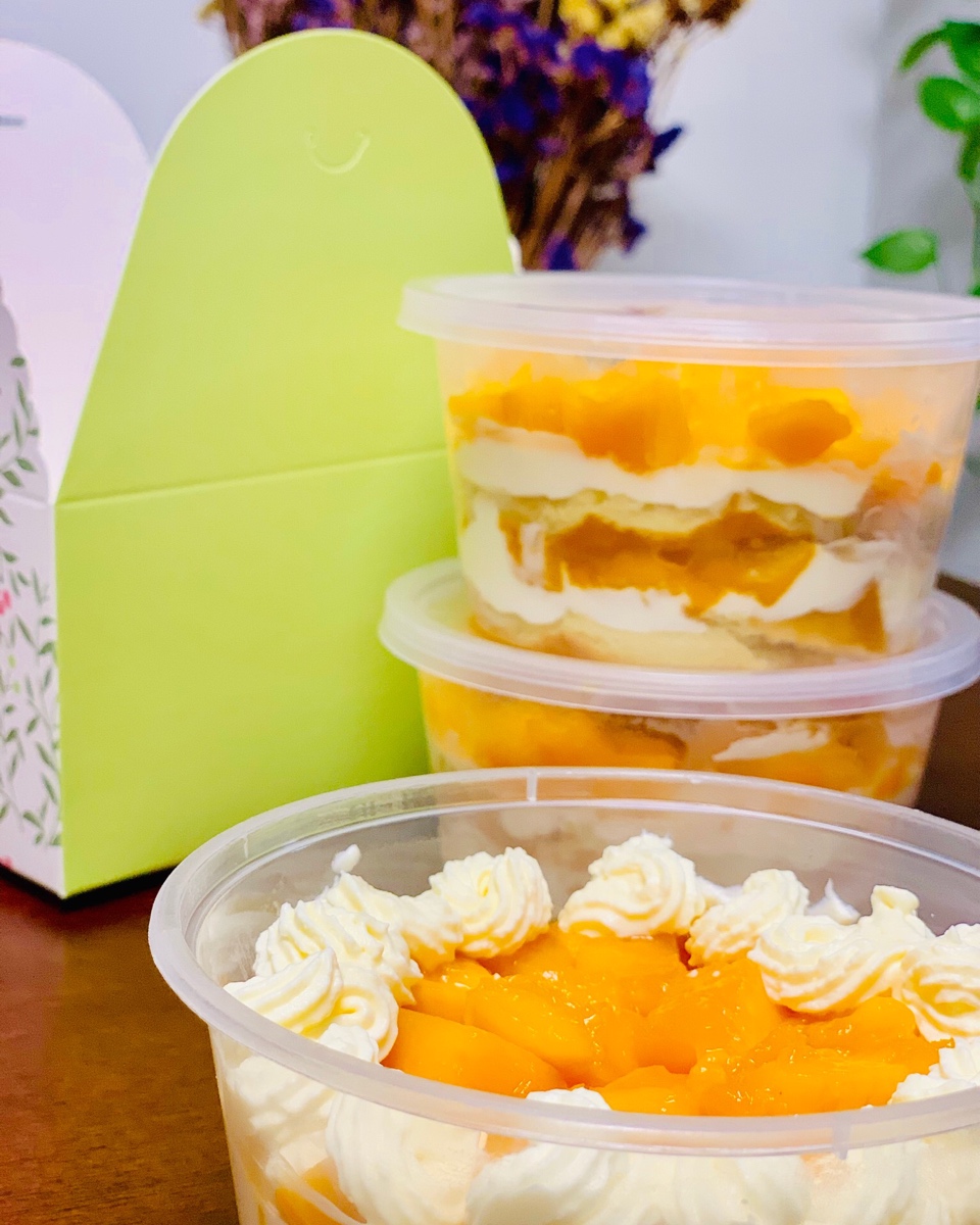 芒果千层蛋糕盒子