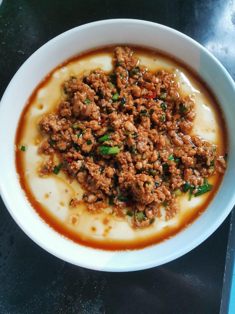 肉末豆腐蒸蛋