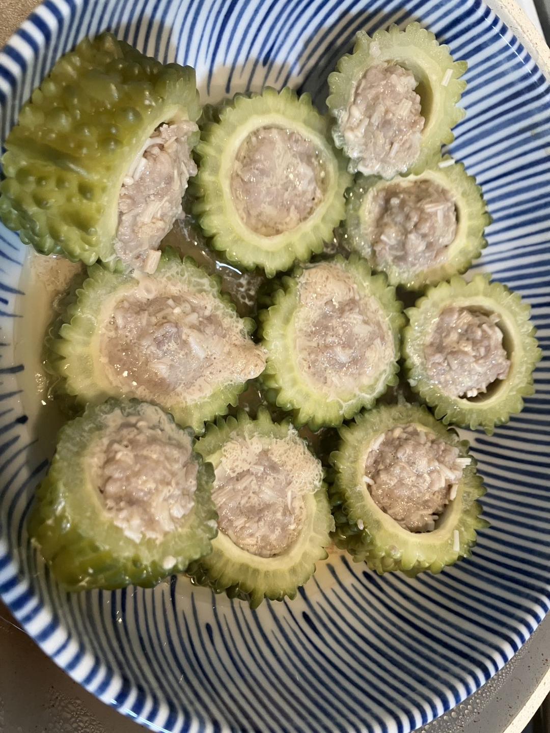 苦瓜酿肉【8月北鼎蒸炖锅食谱】