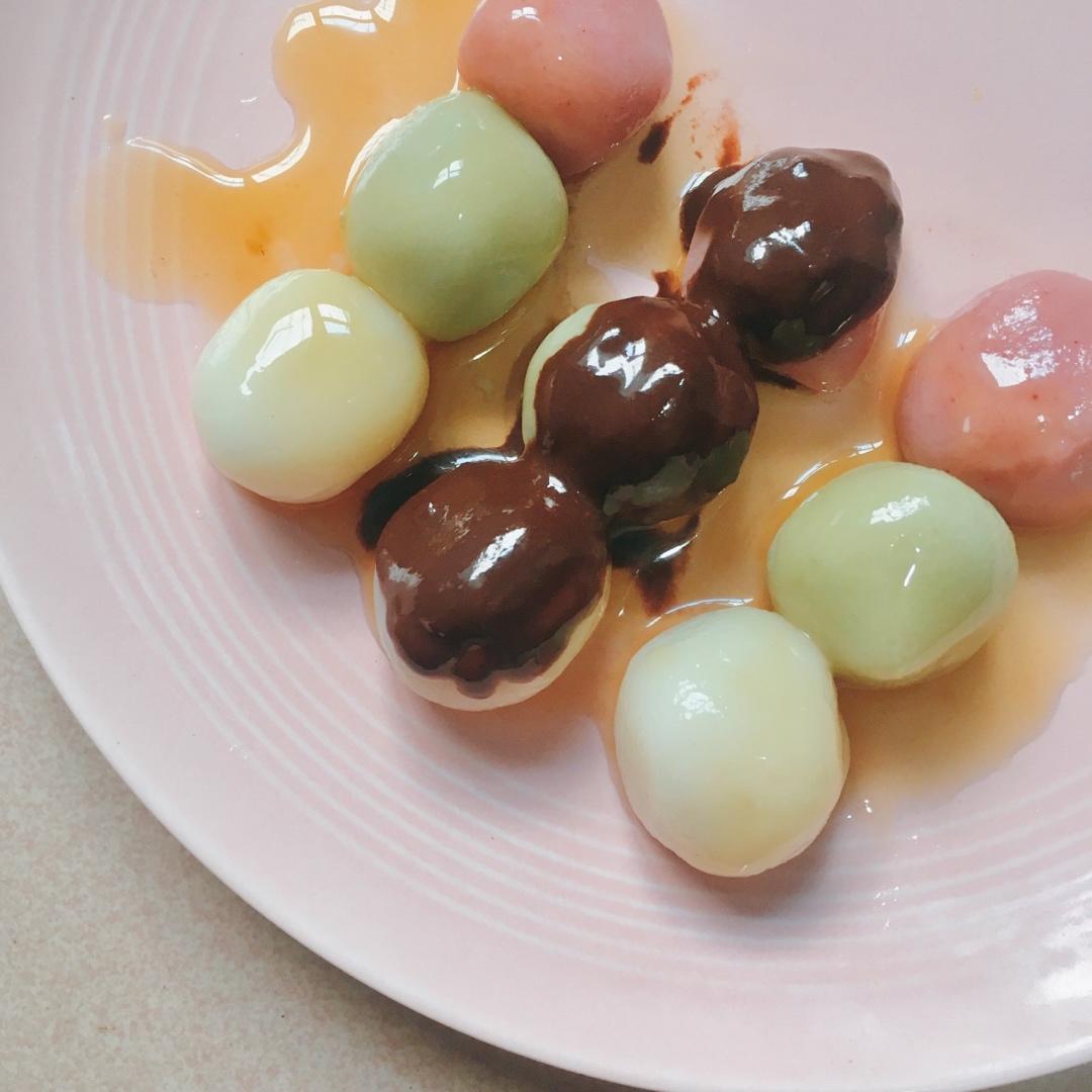 简易和果子【团子だんご】日式传统甜品