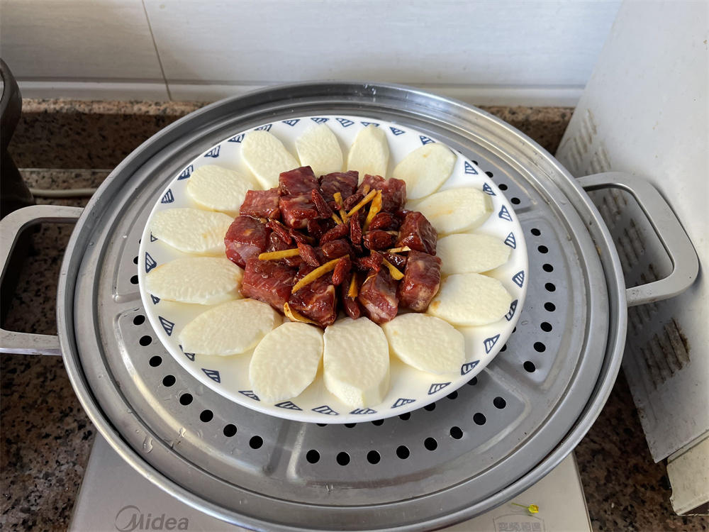 淮山蒸澳洲牛肉