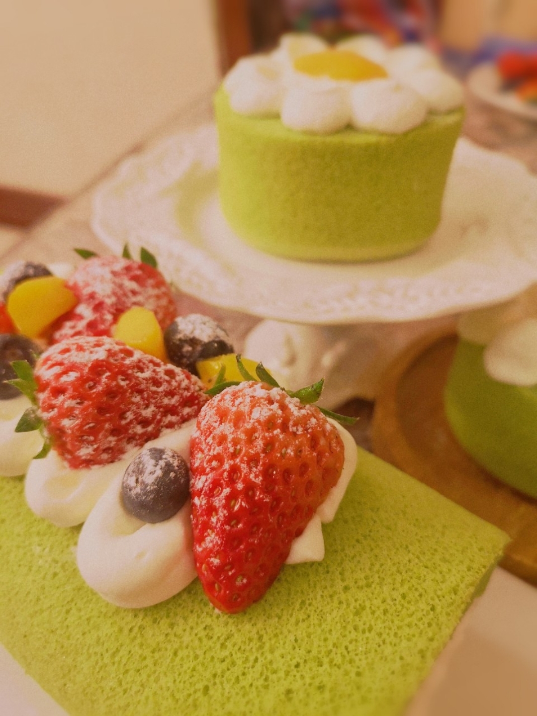 《Tinrry+》夏日清新斑斓椰香蛋糕卷
