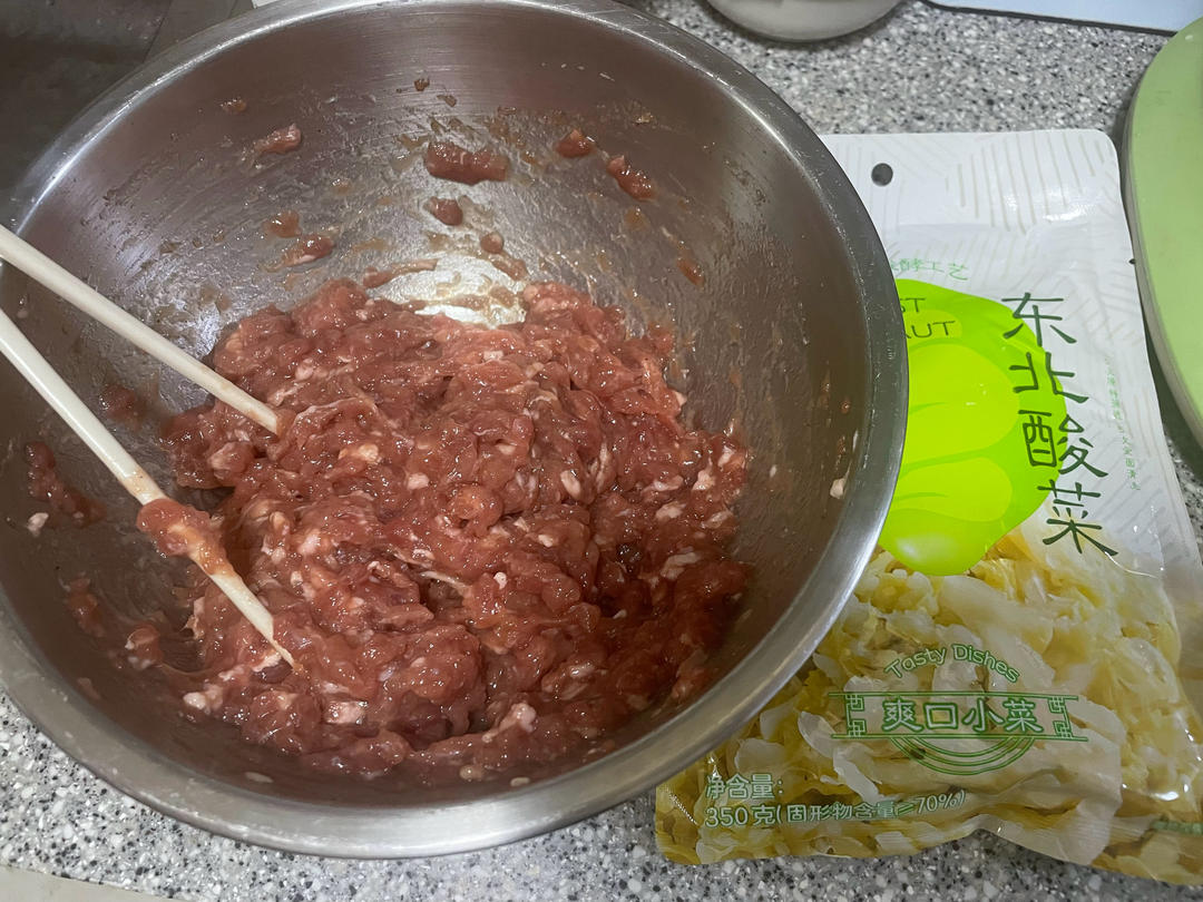 东北酸菜馅饺子-附万能馅方法
