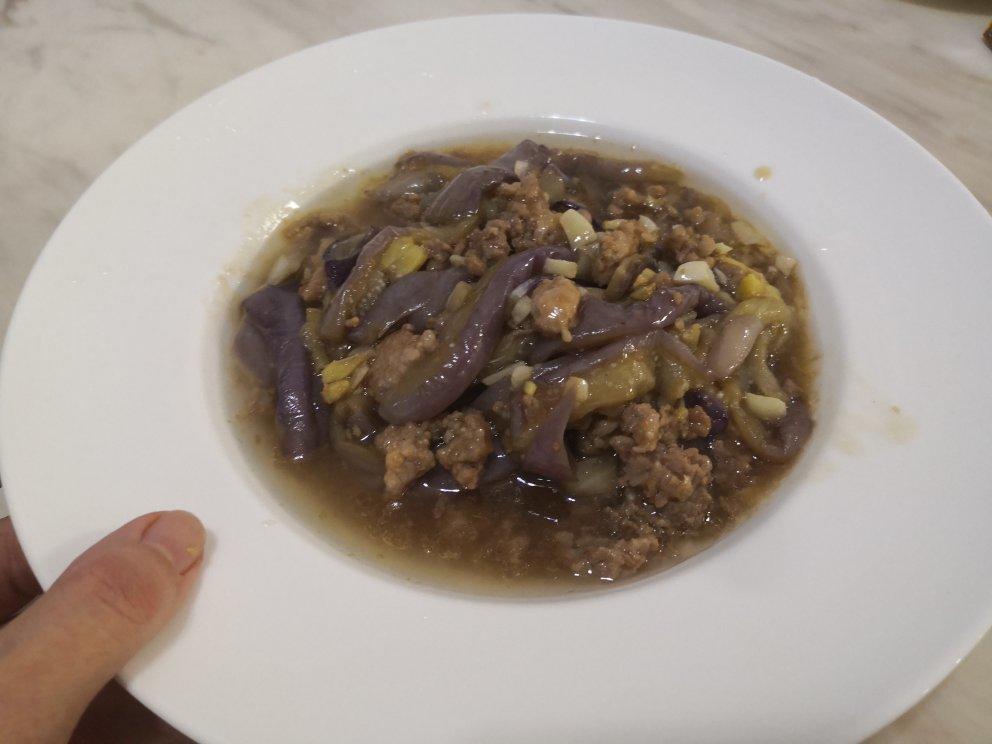 红烧肉沫茄子