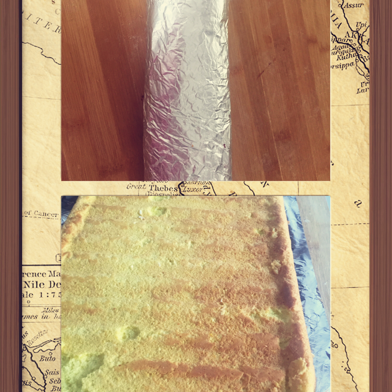 肉松戚风蛋糕卷