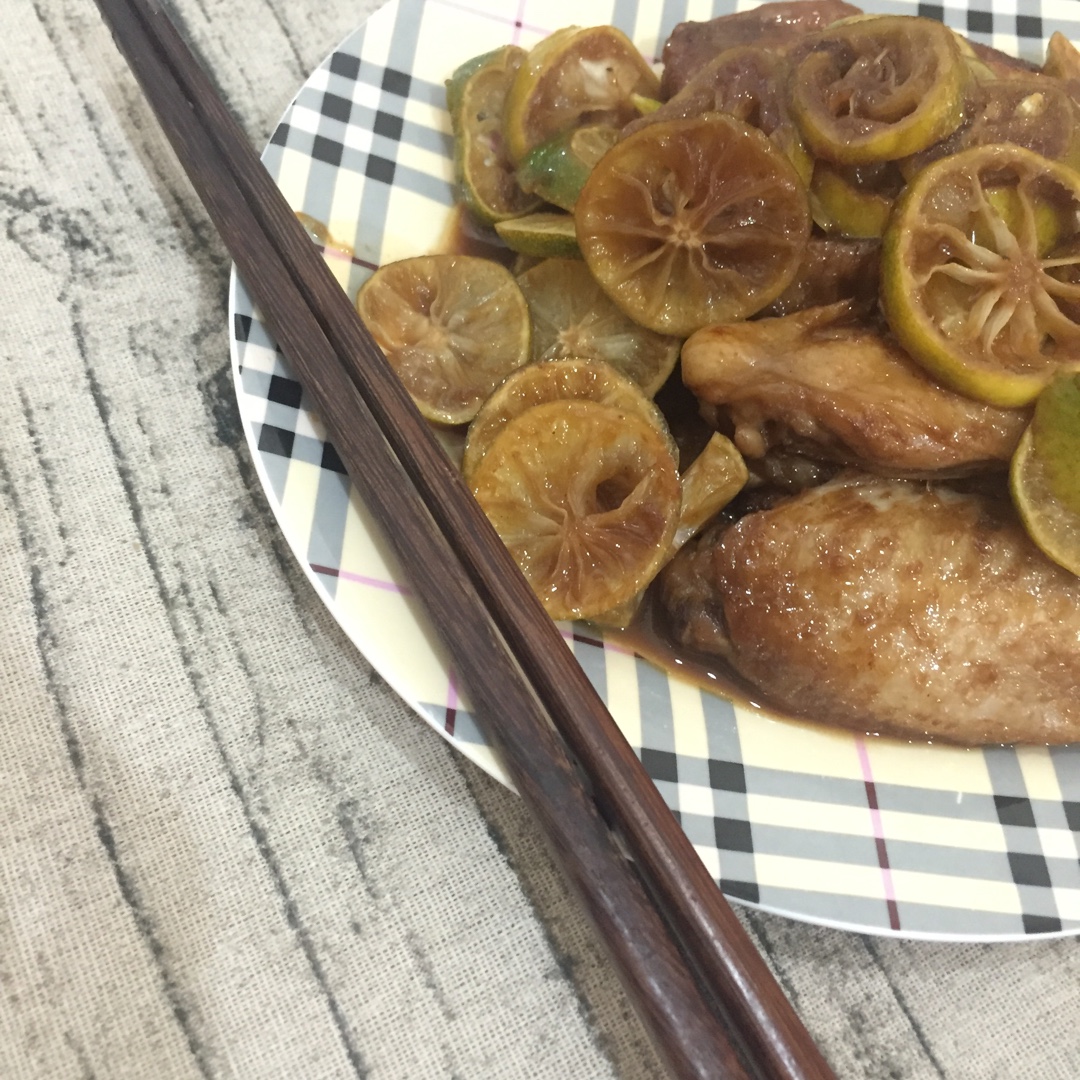 青柠檬蜂蜜煎鸡翅
