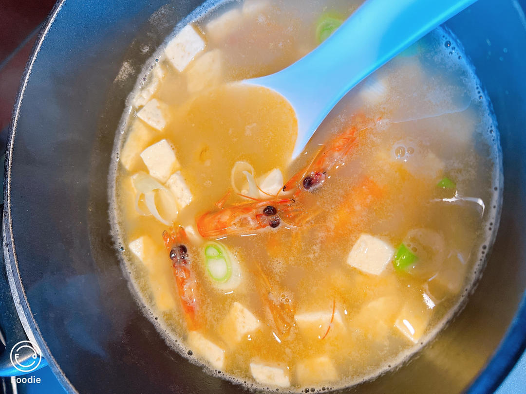 虾头豆腐汤