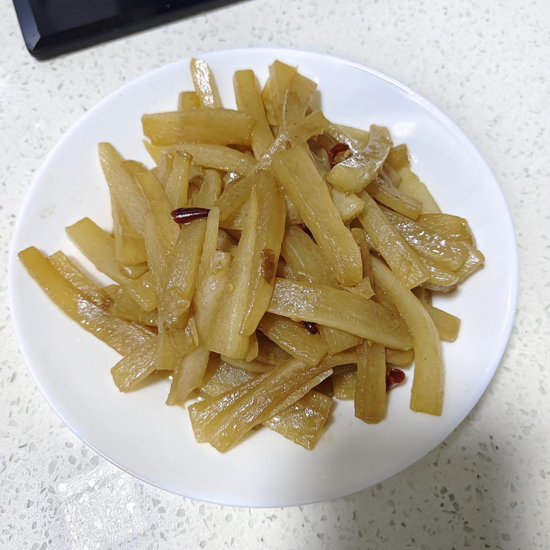 比肉还好吃的，炒白萝卜