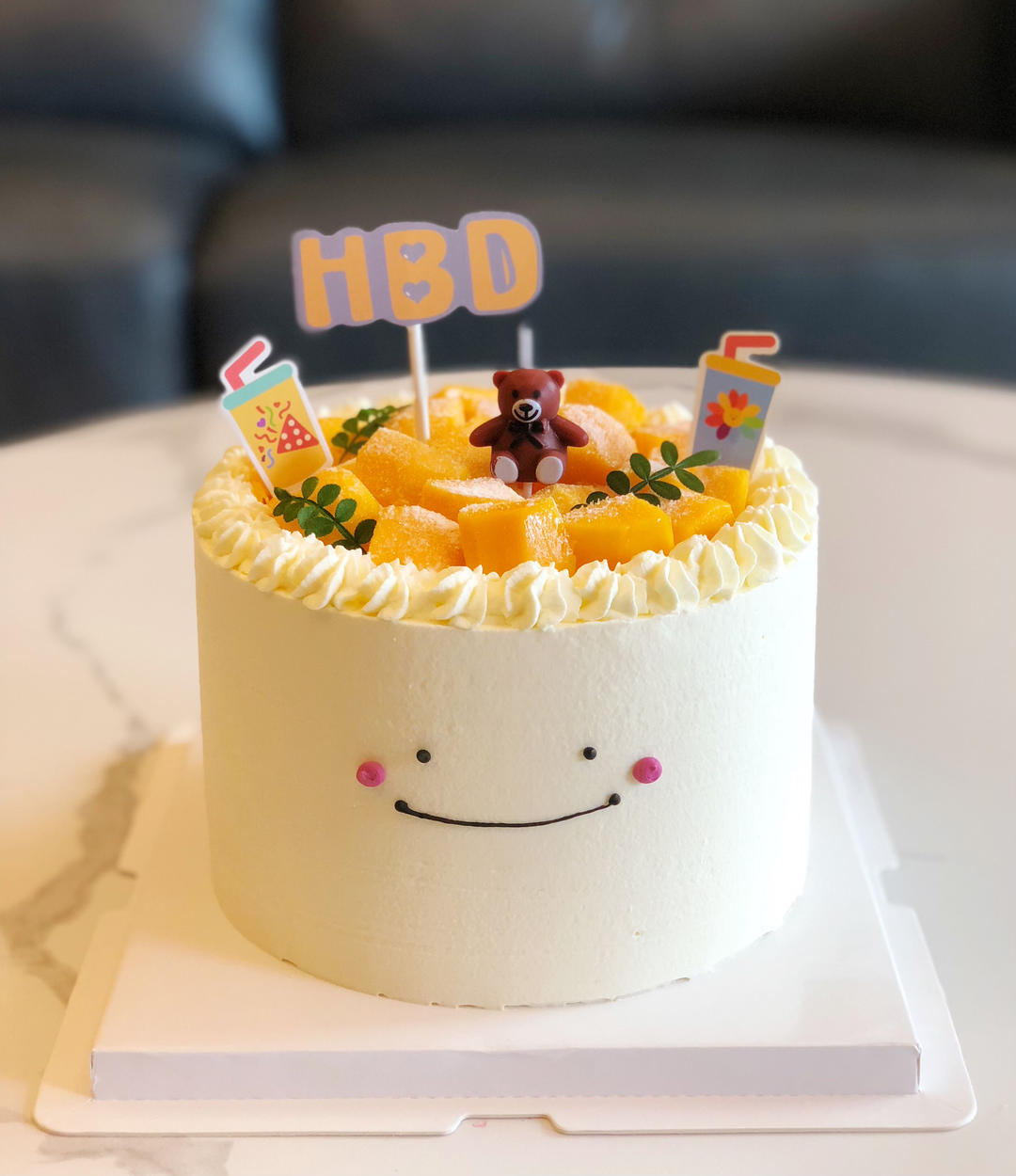 维尼熊芒果慕斯