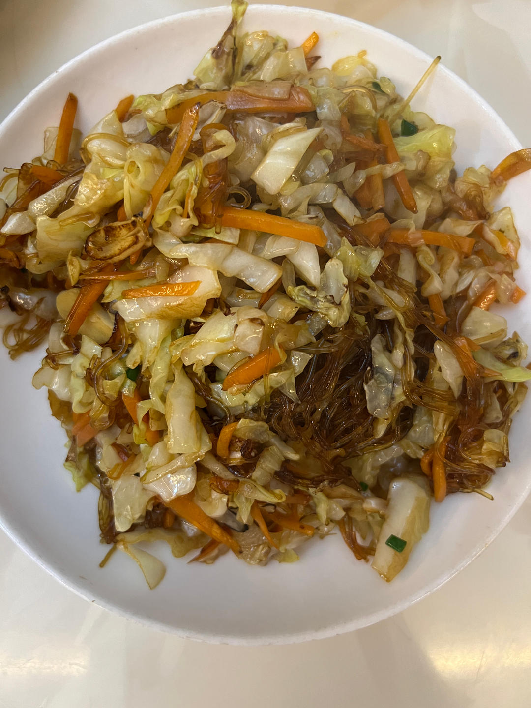 成功率百分之百的包菜炒粉丝