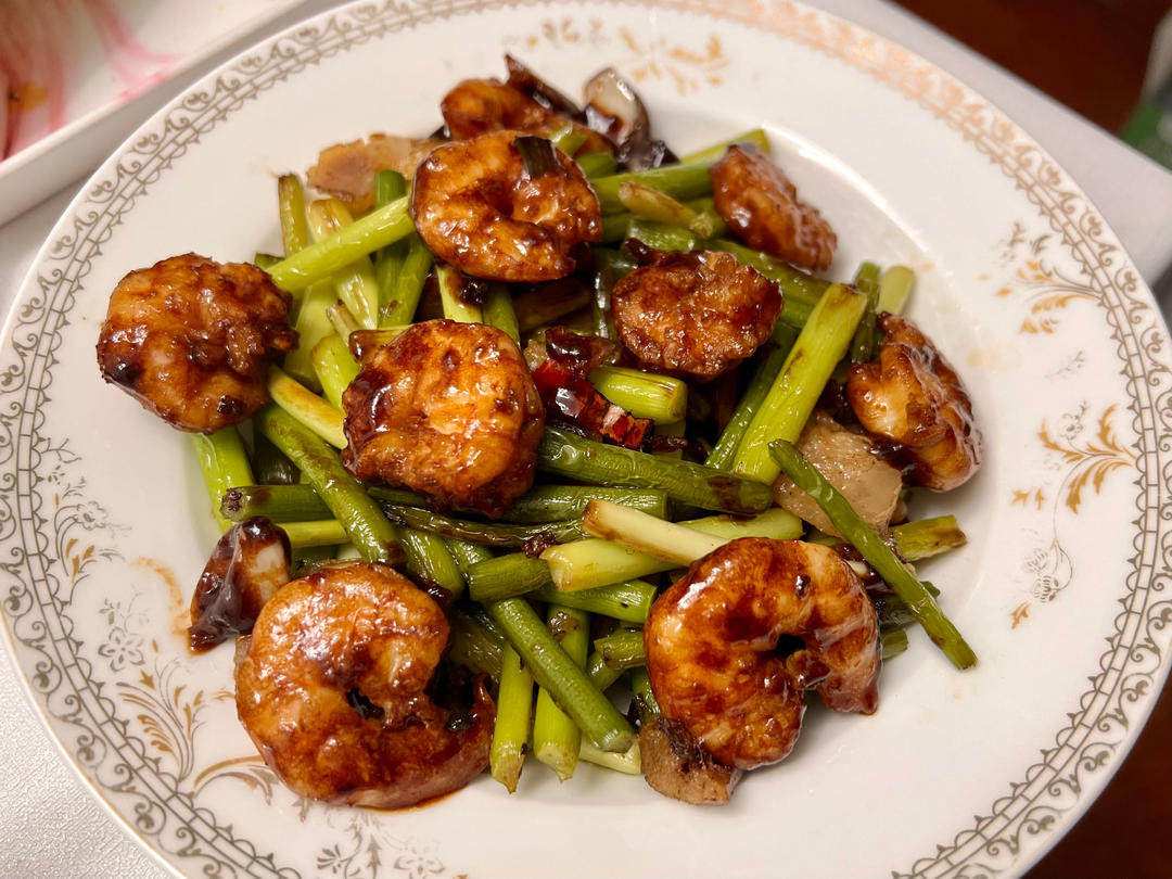 不再吃白灼虾（蒜香大虾）