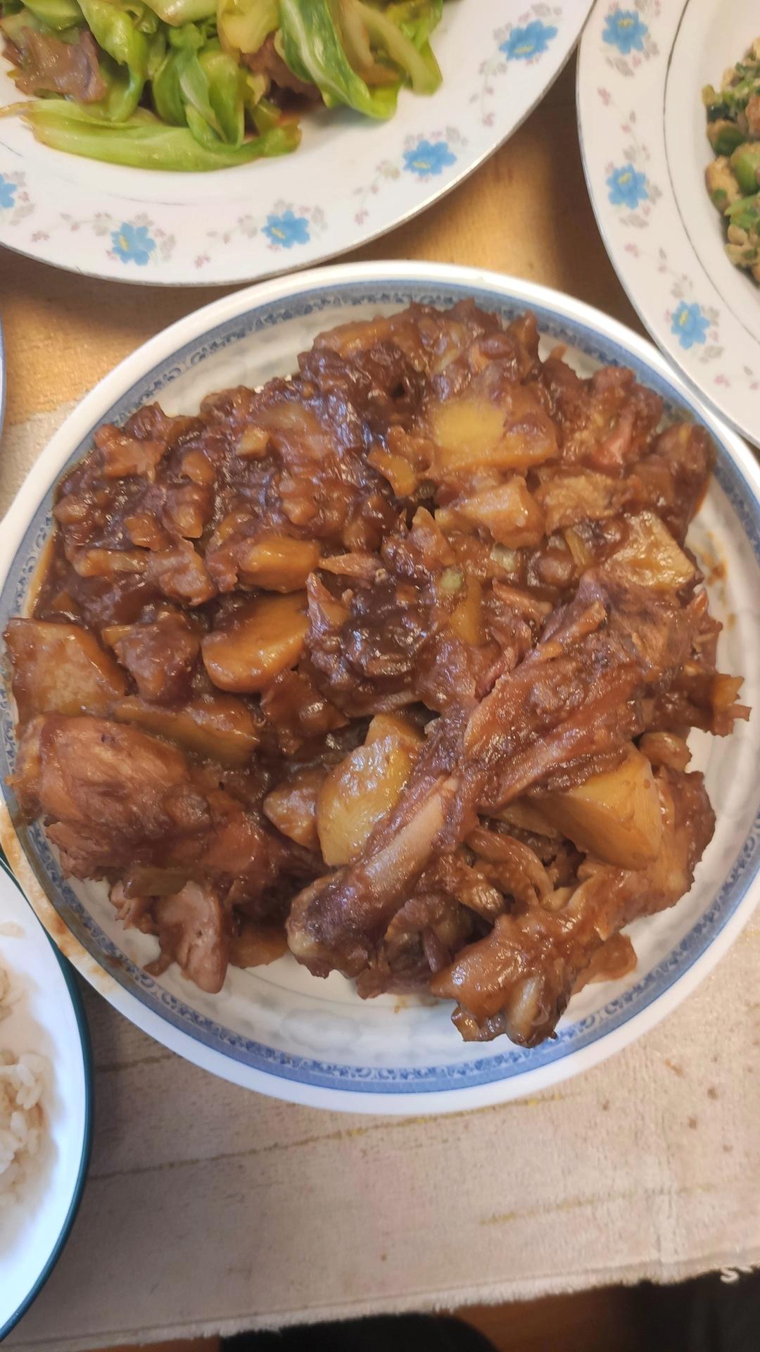 照烧土豆鸡翅根
