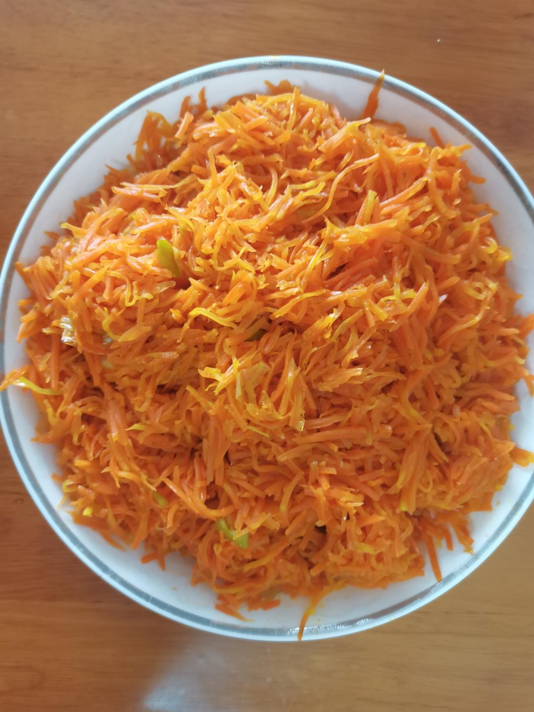 🥕素炒胡萝卜丝🥕