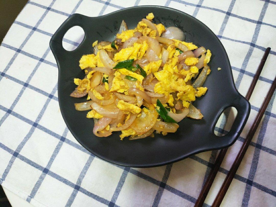 洋葱炒鸡蛋