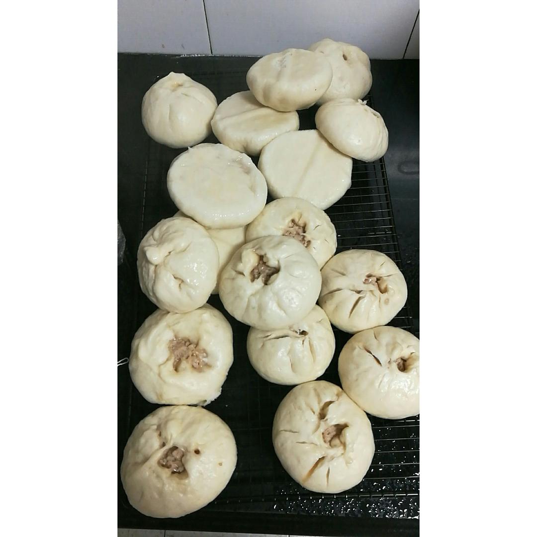 家庭手工肉馅大包子