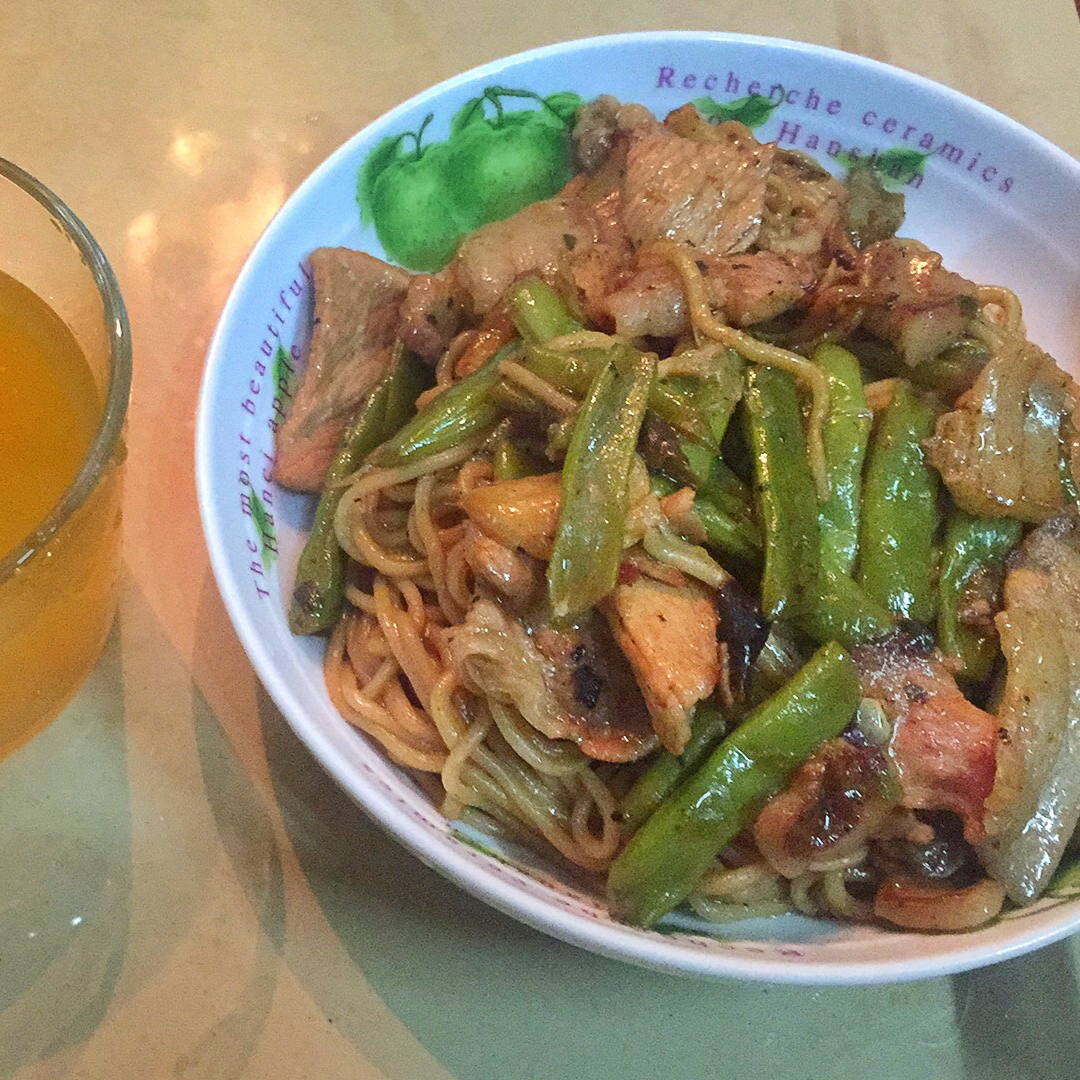 芸豆焖面（附万能的腌肉不老的办法）