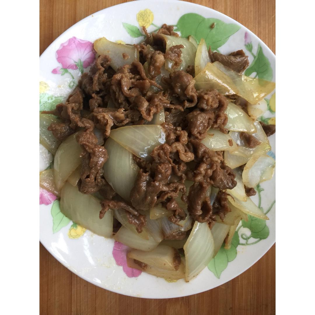 洋葱炒羊肉