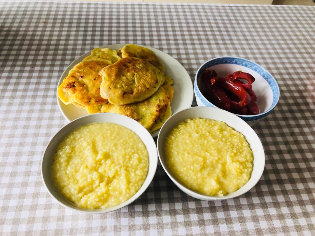 香葱培根鸡蛋饼