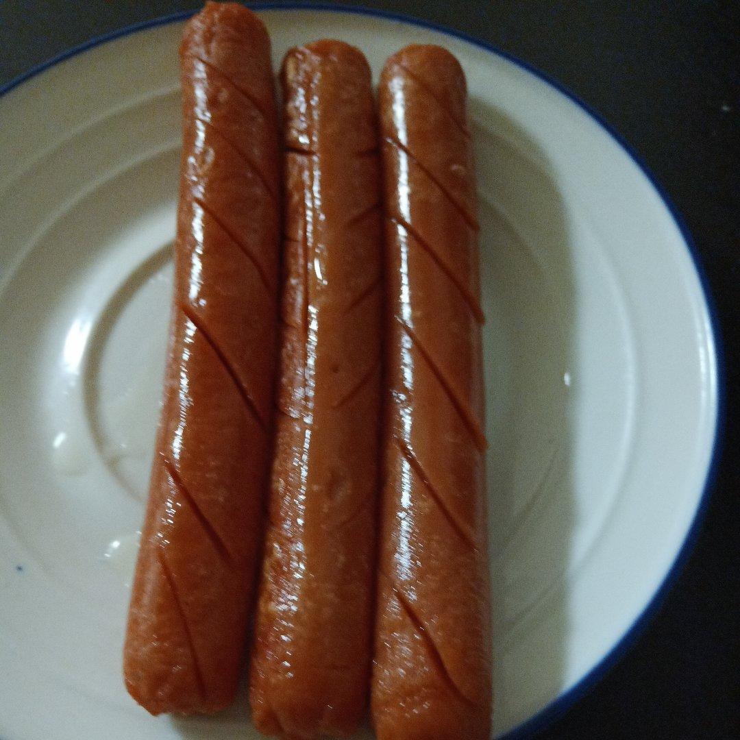 团团妈菜单做的烤火腿肠家庭烤箱版