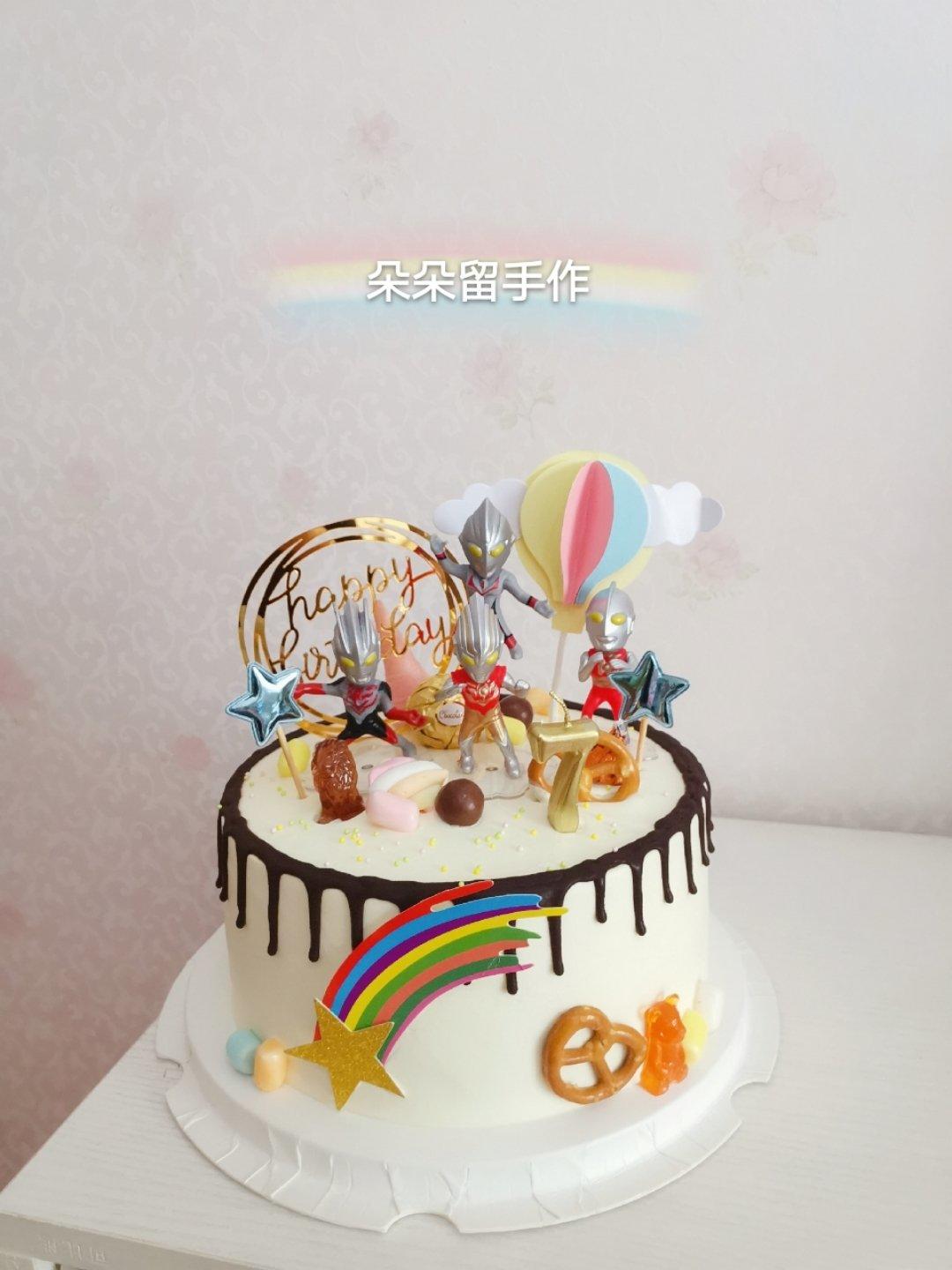 奥特曼生日蛋糕