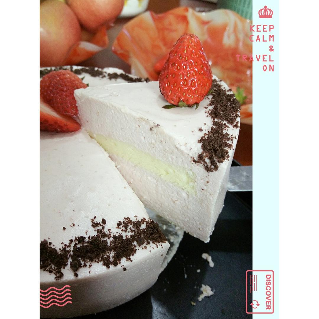 《Tinrry下午茶》教你做草莓芝士慕斯（6寸配方）