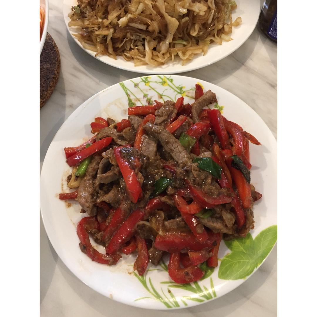 超级嫩的青椒牛肉丝