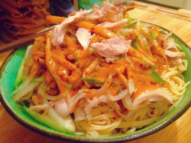 鸡丝凉面