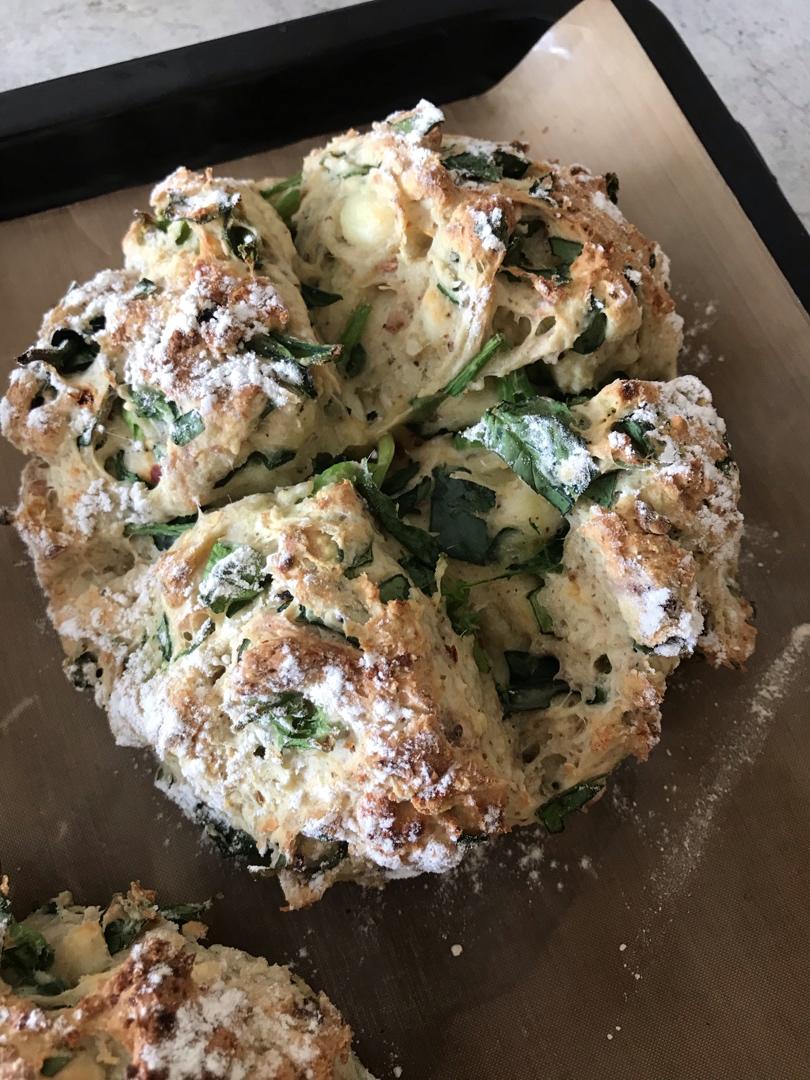 菠菜南瓜奶酪丹波面包丨健康·烘焙