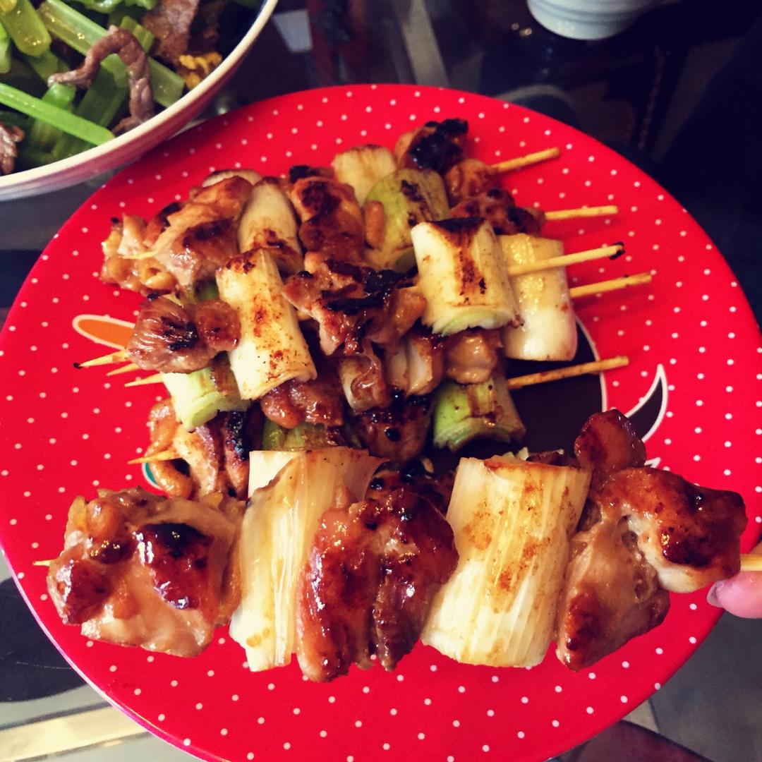 日式居酒屋 葱香鸡肉串 Chicken Teriyaki Skewers