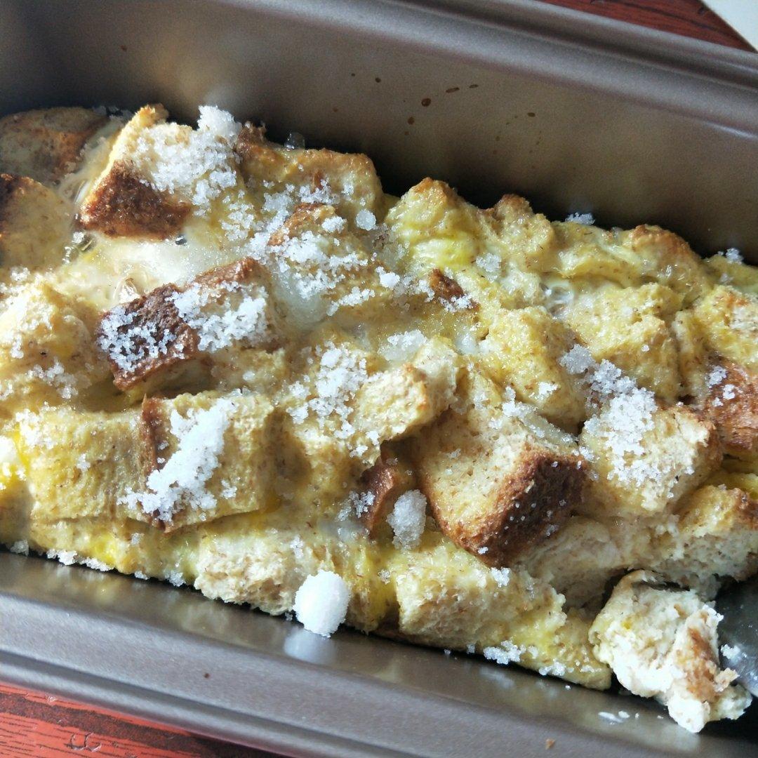 牛奶吐司鸡蛋布丁（失败吐司的归处）