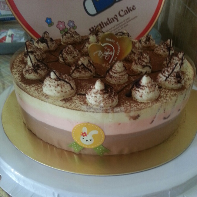 轻松熊奶酪慕斯蛋糕（头像+全身版）