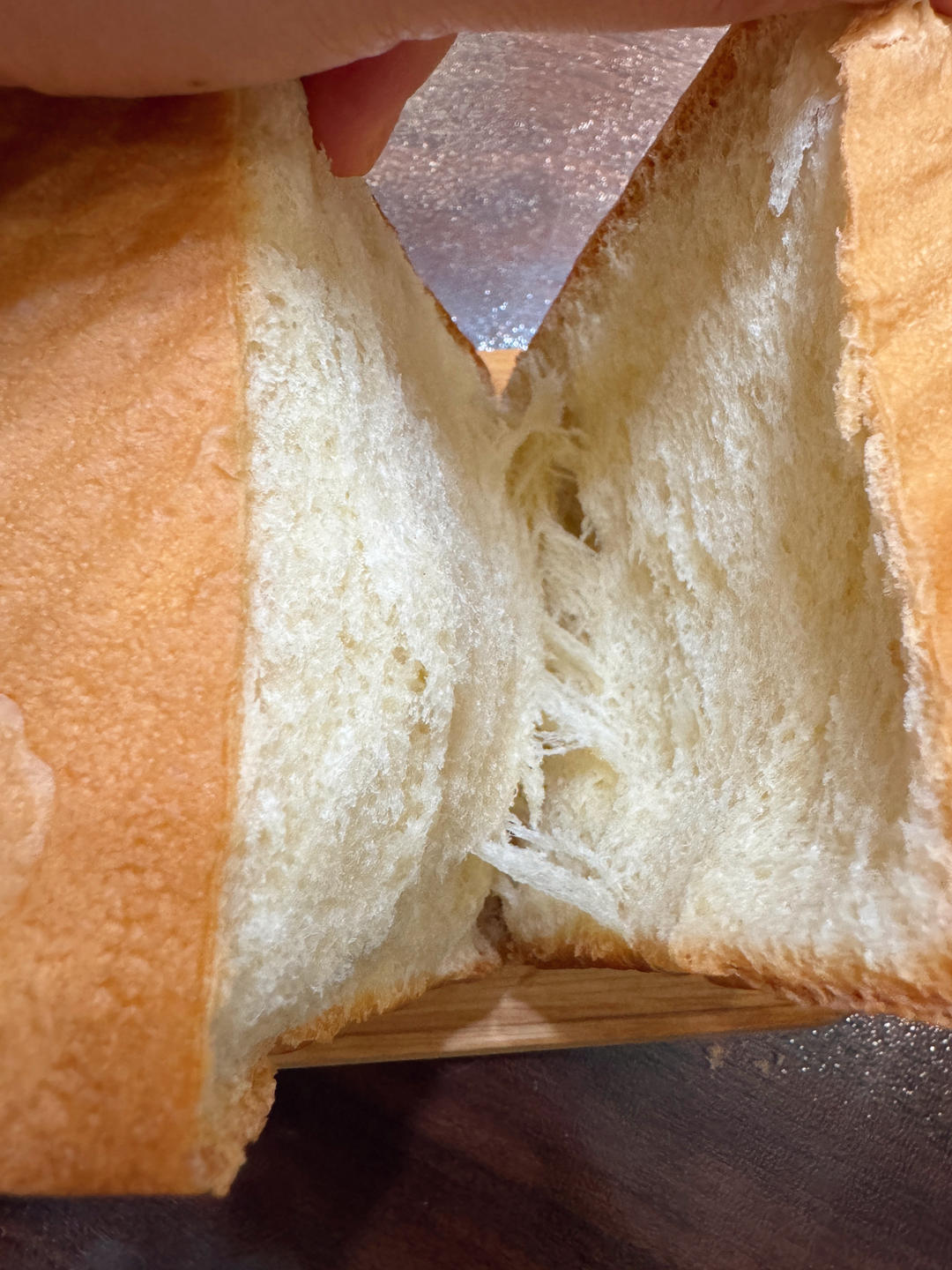 夺命软吐司(๑´ڡ`๑)超软拉丝极速方便的一次发酵吐司