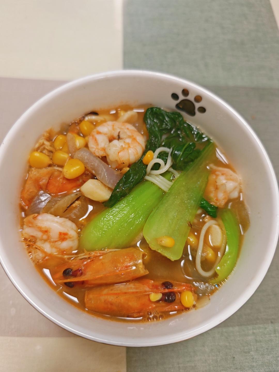 鲜虾面