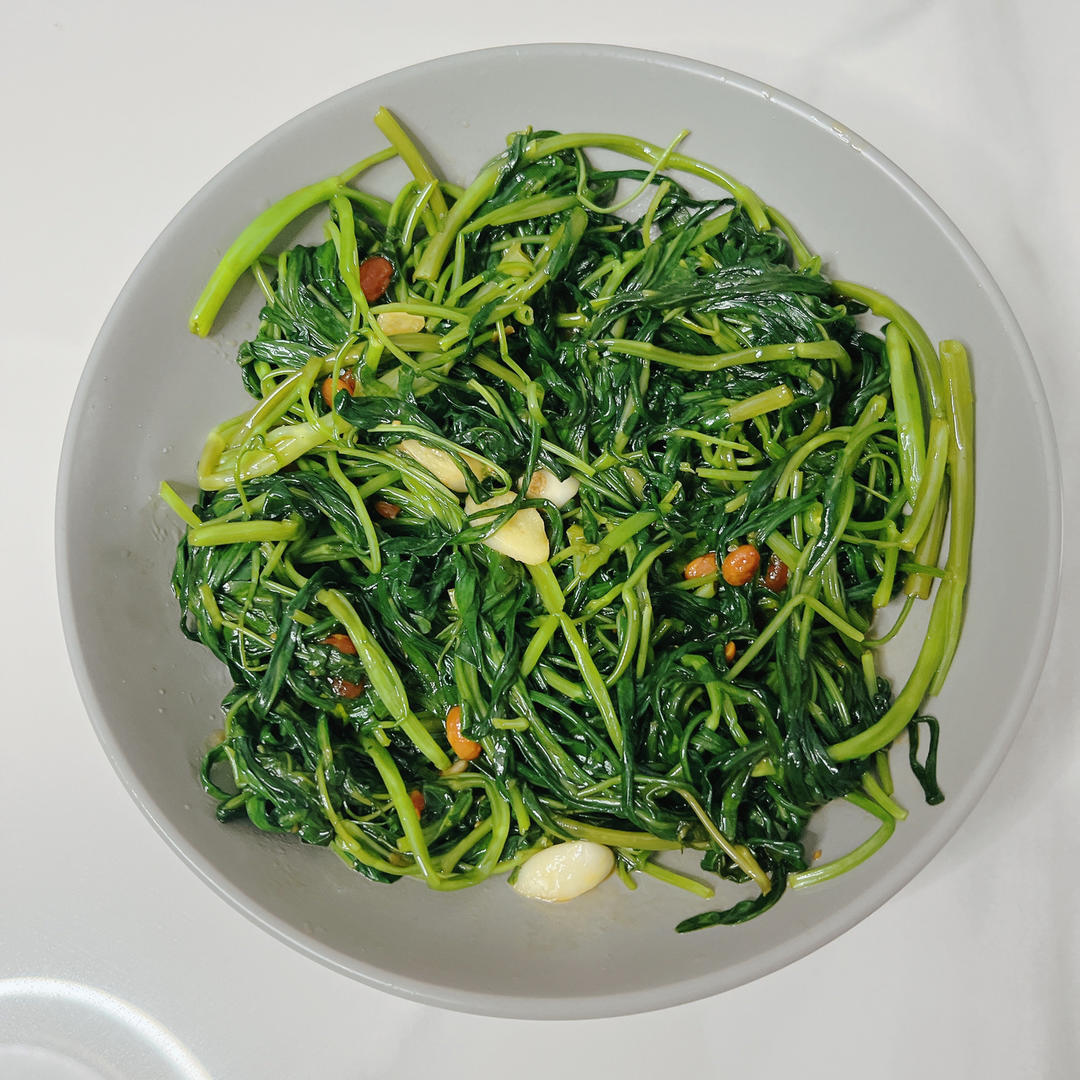 潮菜豆酱炒空心菜