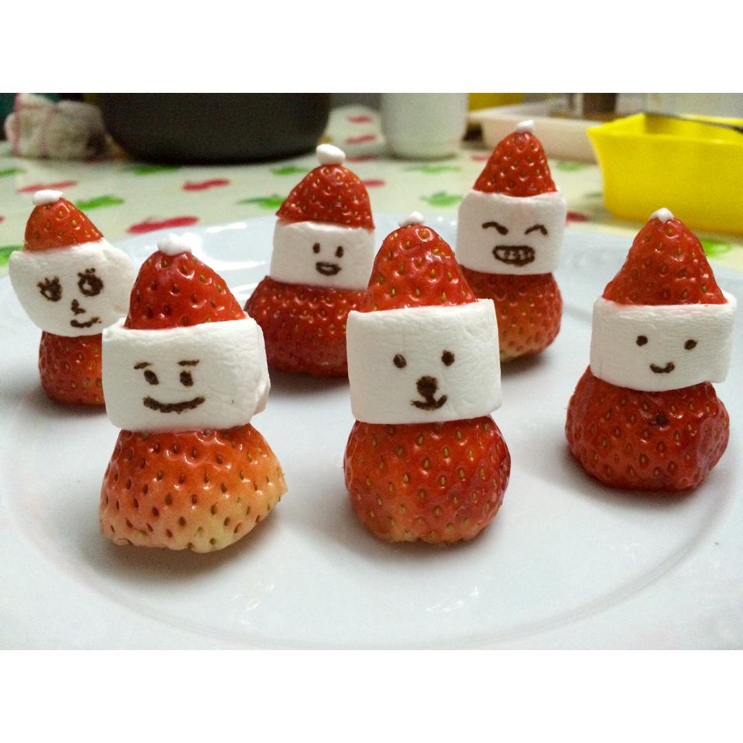 草莓圣诞老人、圣诞雪人