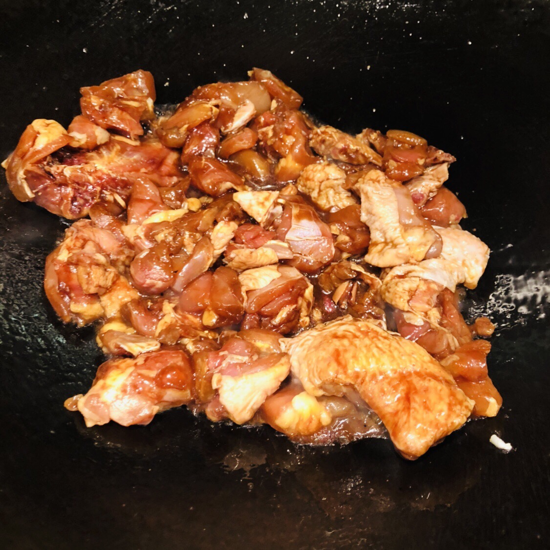 🎃杂菜鸡肉焖饭🎃—电饭煲就能完成这道美味❗️有肉有菜一锅到底❗️的做法 步骤5