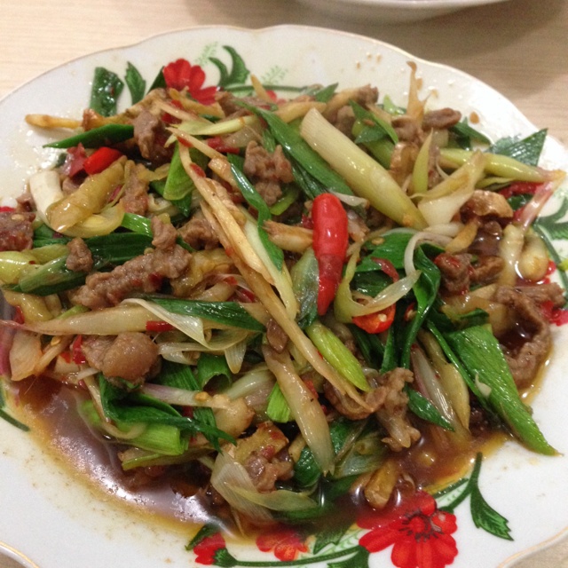 仔姜牛肉丝