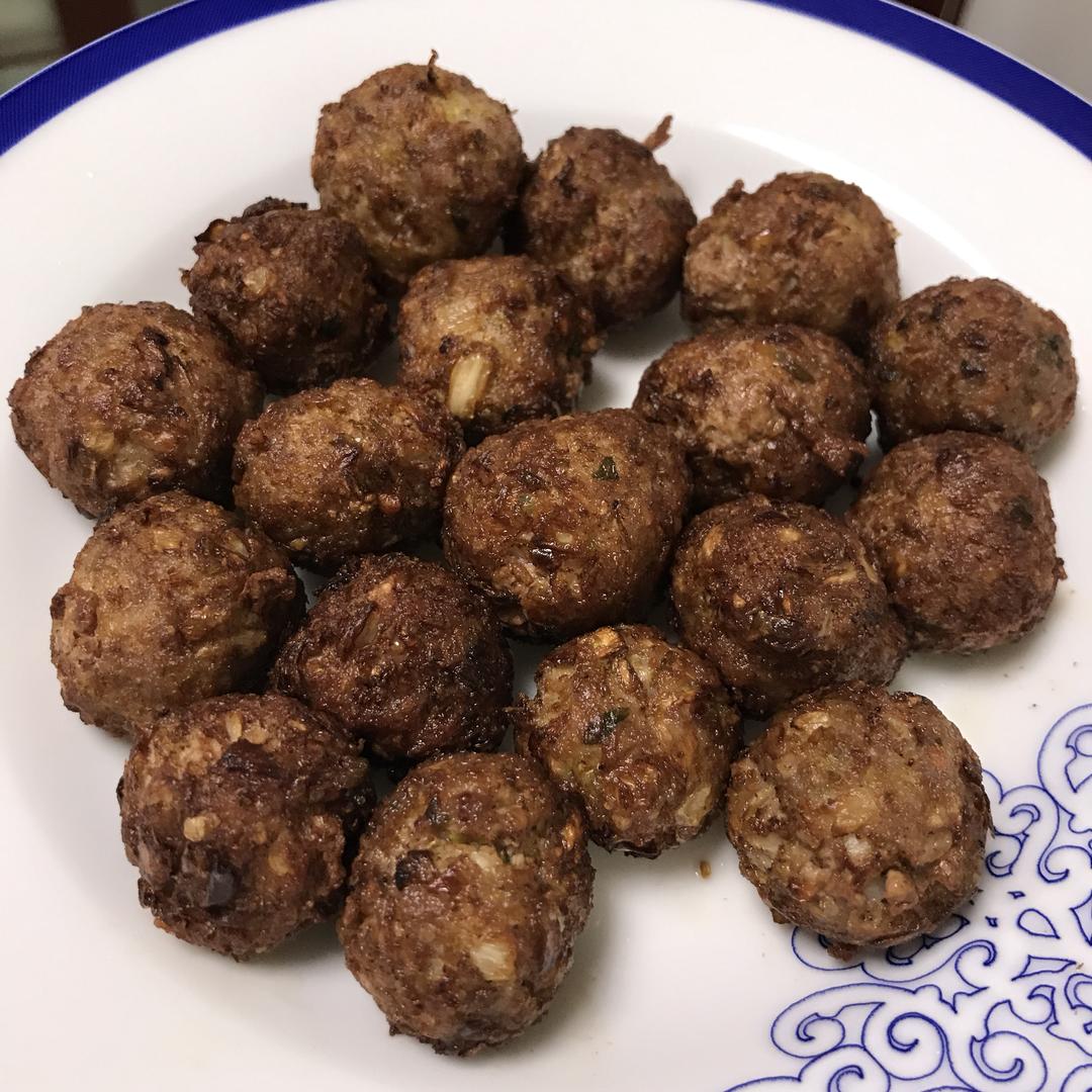 美味炸娃娃菜肉丸的做法
