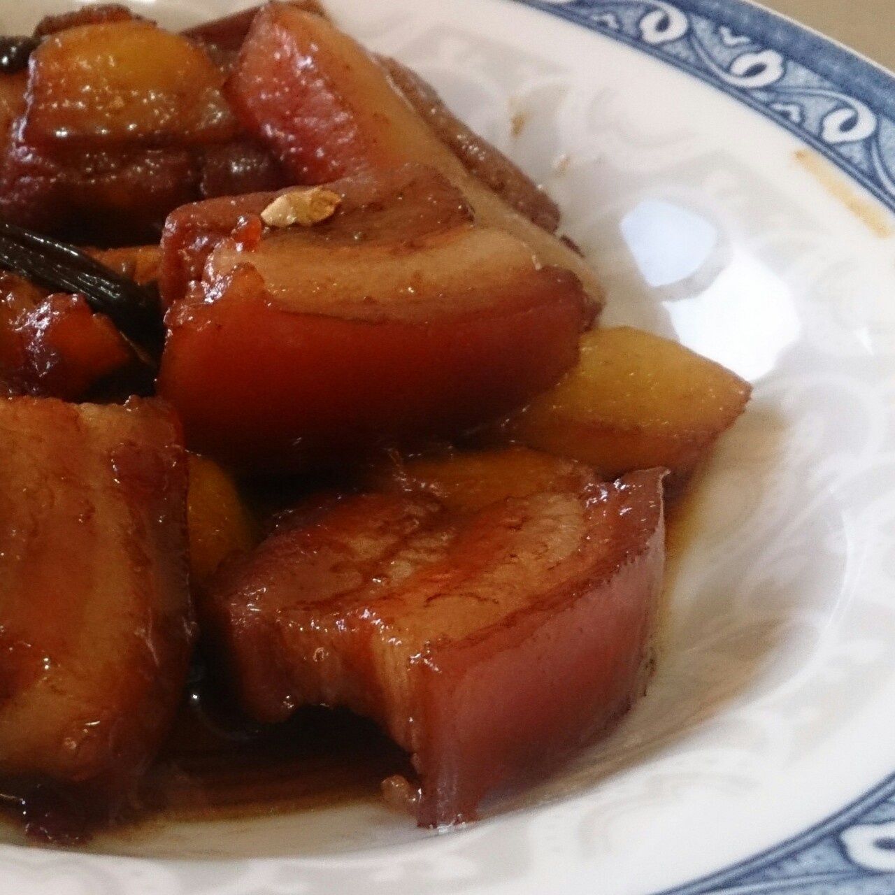 东尼儿做的菠萝红烧肉