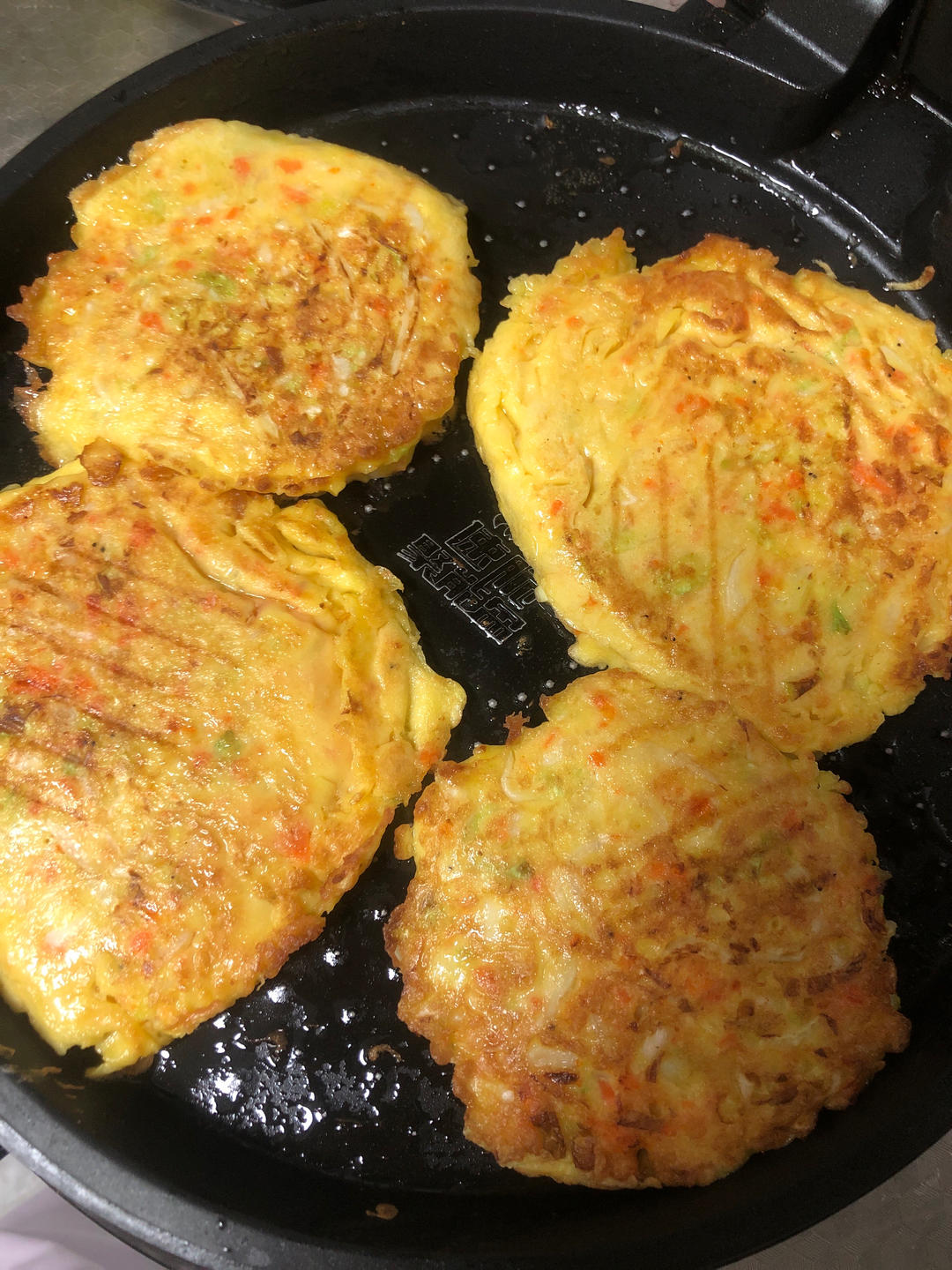 娃娃菜鸡蛋饼