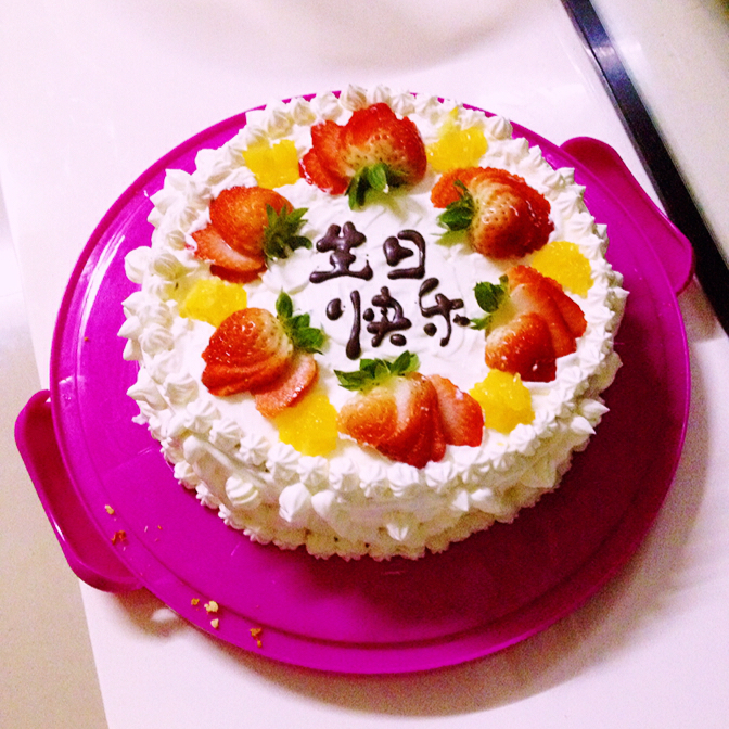 奶油水果小清新蛋糕（6寸）
