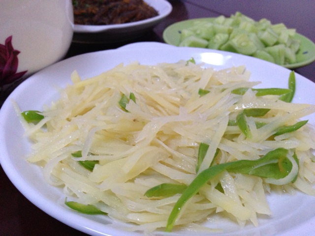 青椒土豆丝