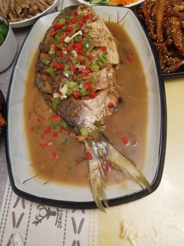 家常红烧鲳鱼