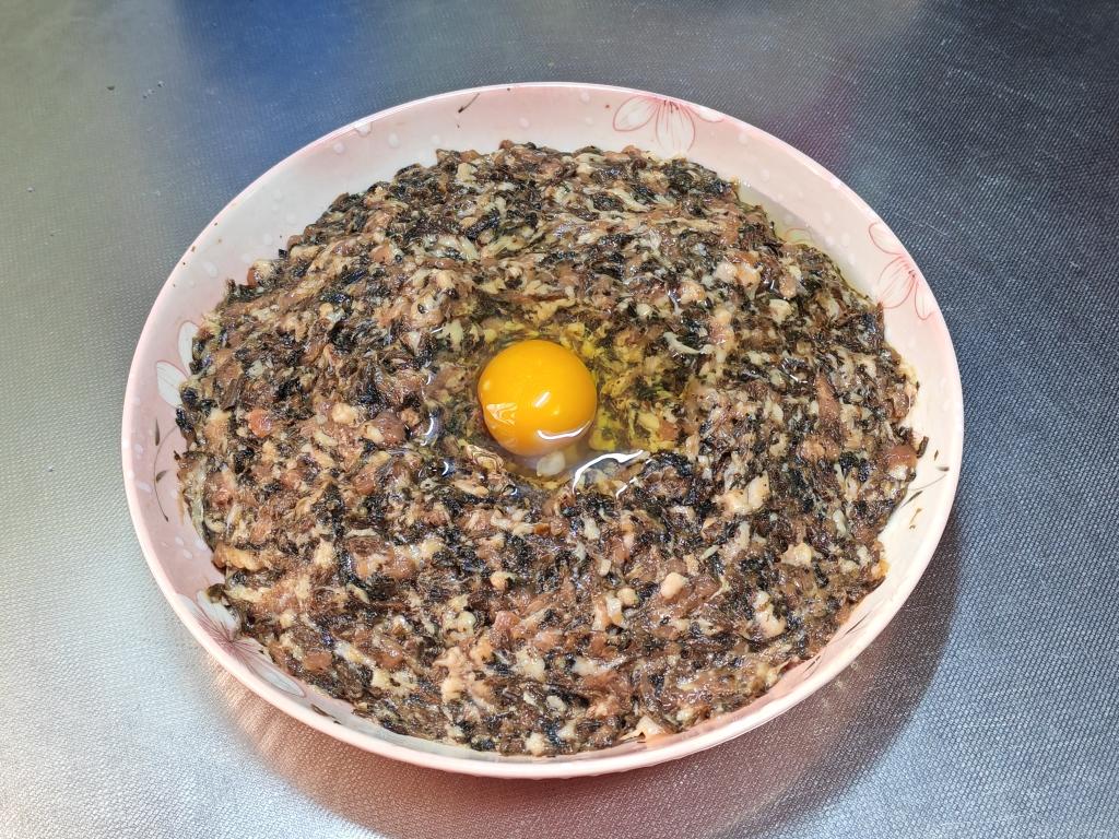 梅干菜蒸肉饼