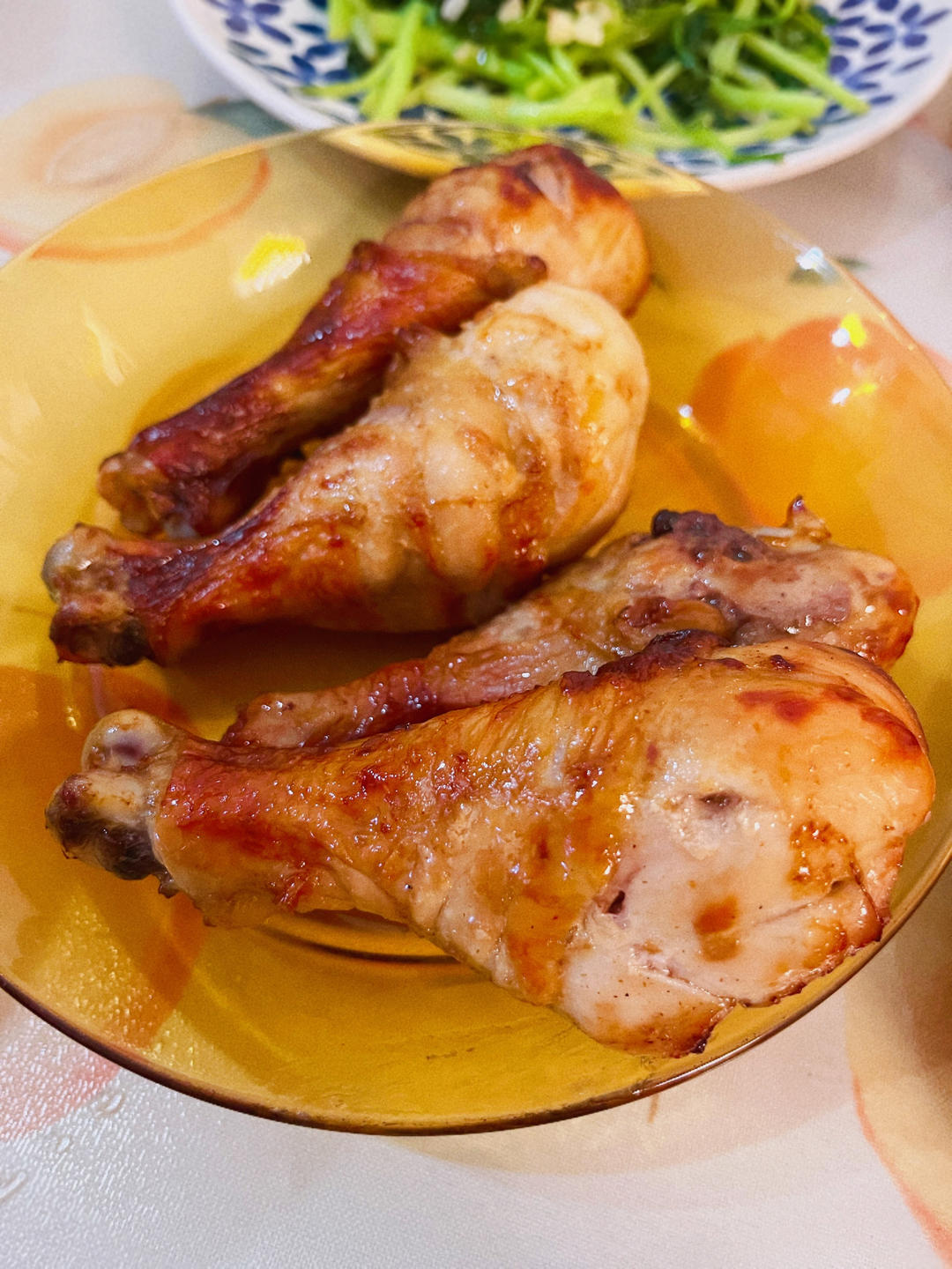 空气炸锅烤鸡腿，鲜嫩多汁