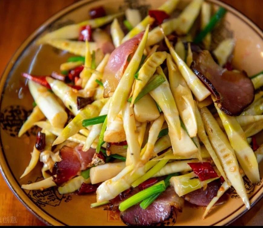 冬笋炒腊肉的做法