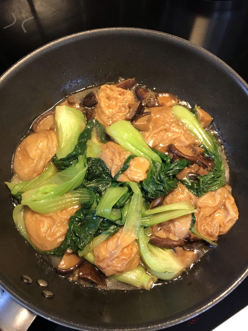 青菜香菇面筋煲🍲