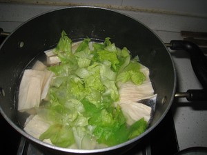 生菜腐竹汤（生财富足）的做法 步骤5